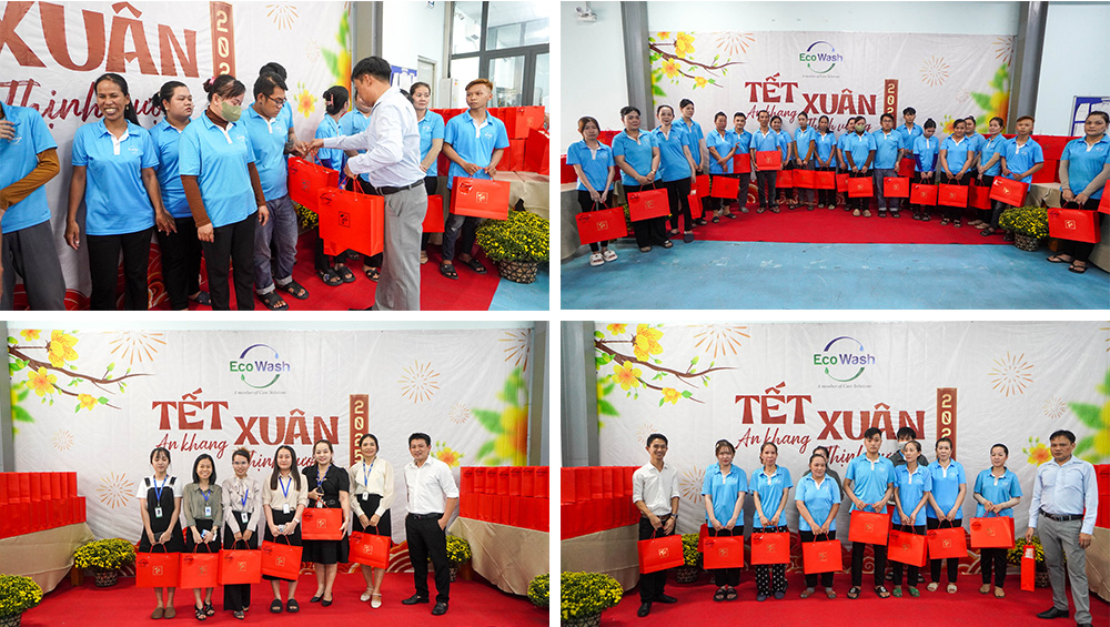 EcoWash HCMC Tri Ân Đội Ngũ Cán Bộ Nhân Viên Với Chương Trình Tết An Khang - Xuân Thịnh Vượng