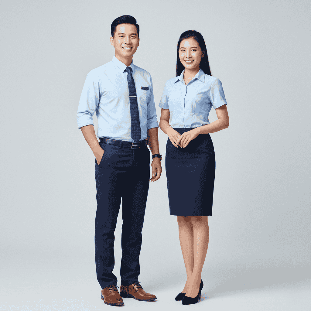 Bộ sơ mi công sở